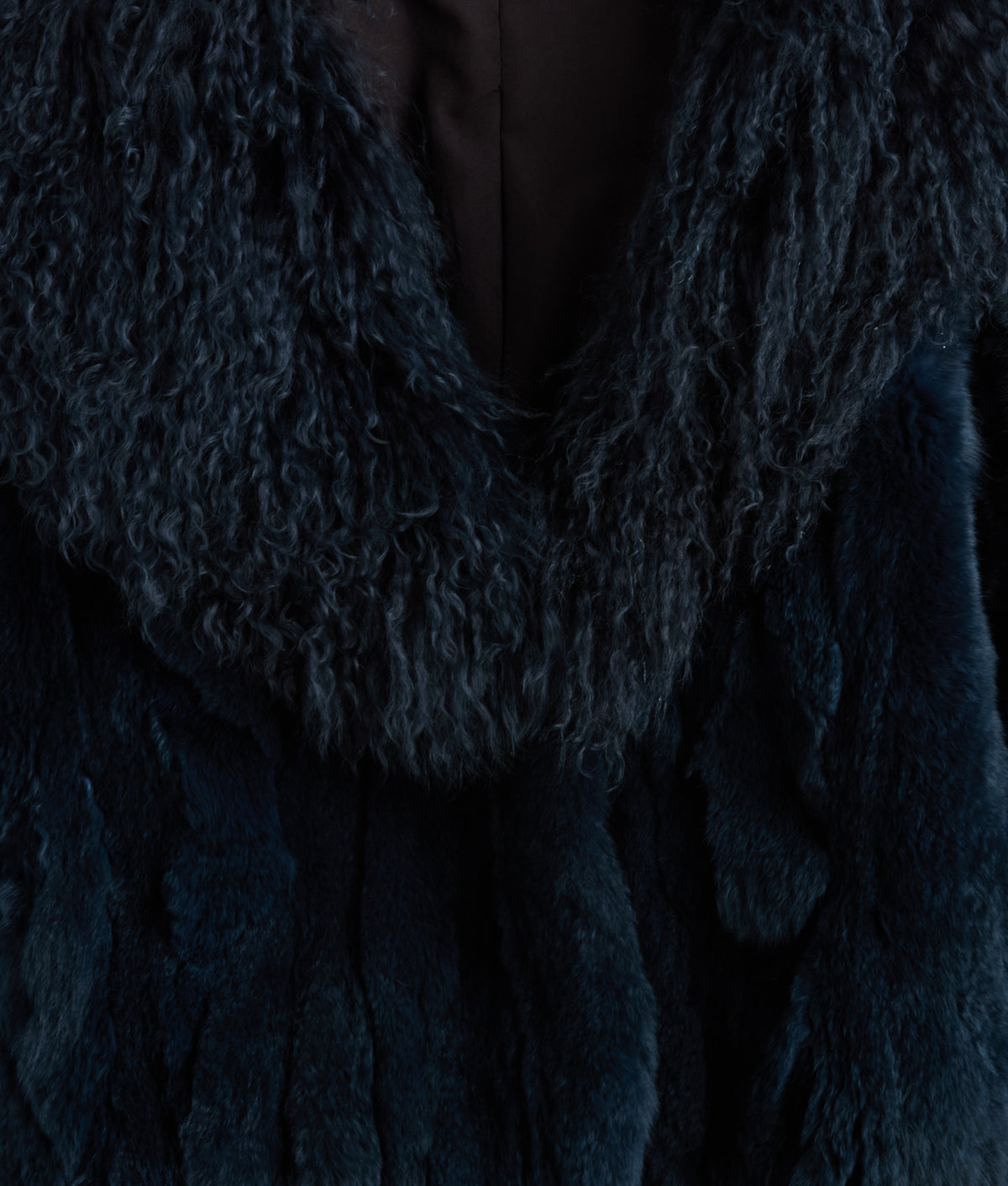 Melbourn Rabbit & Tibetan Lamb Jacket :: Turquoise 7