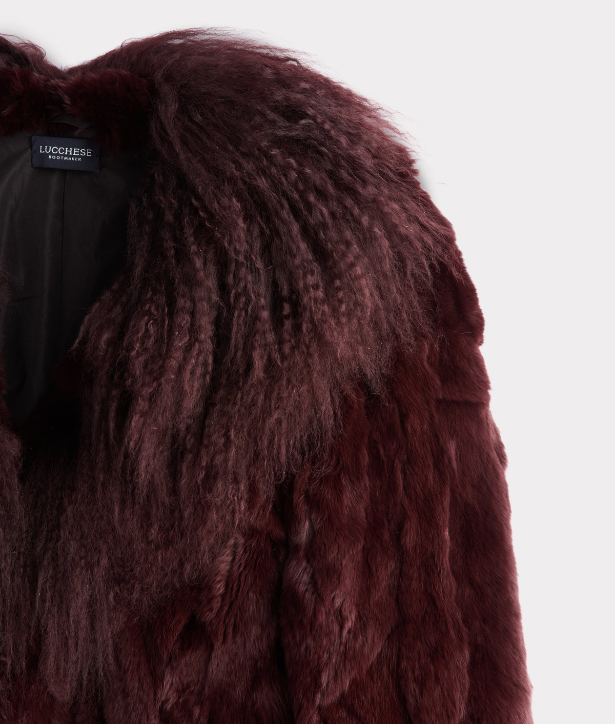 Melbourn Fur Jacket :: Black Cherry 3