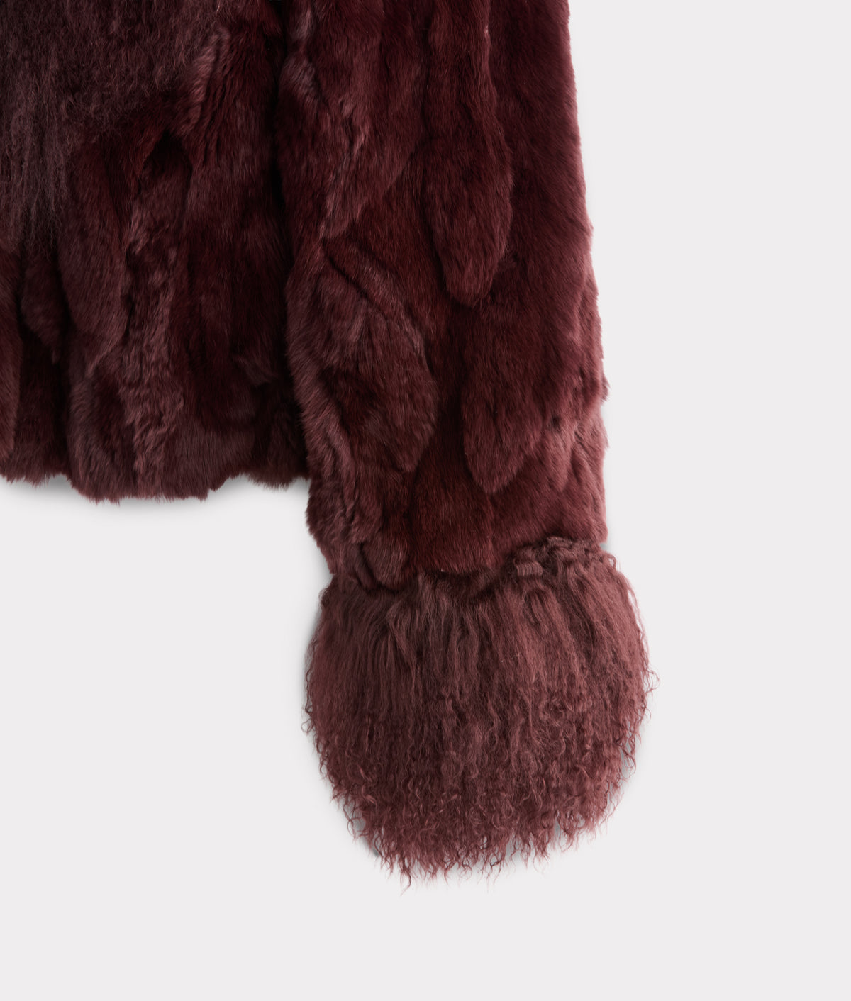 Melbourn Fur Jacket :: Black Cherry 6