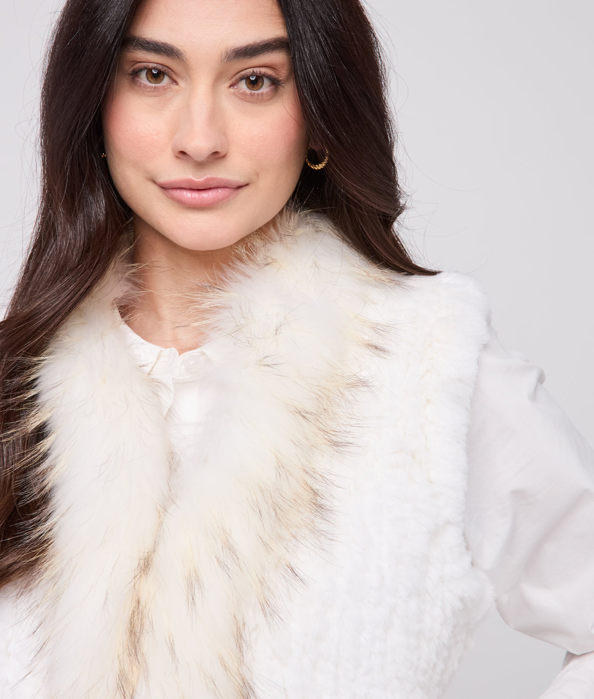 Elysian Fur Vest :: White 6