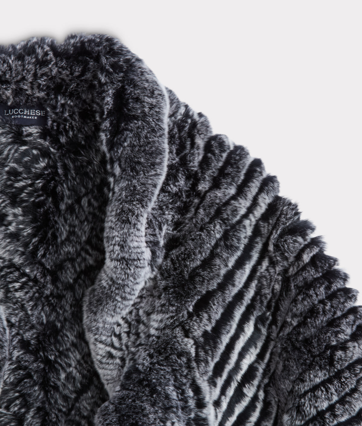 Ashley Fur Poncho :: Black 7