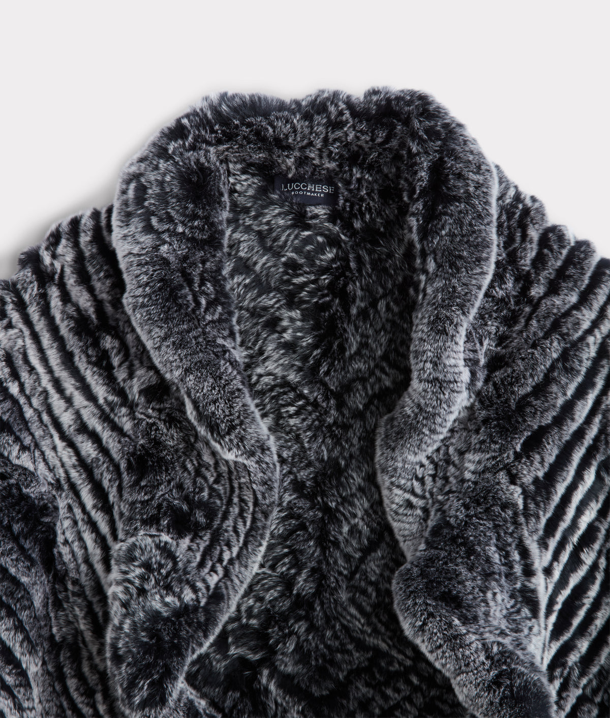 Ashley Fur Poncho :: Black 2