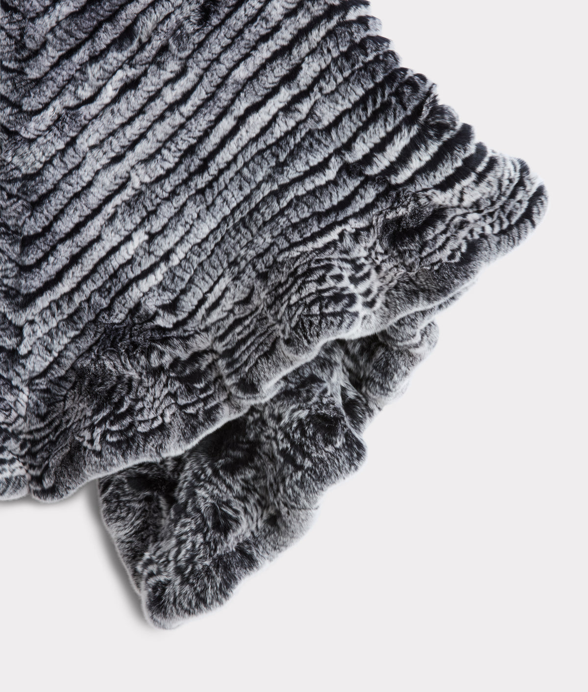 Ashley Fur Poncho :: Black 4