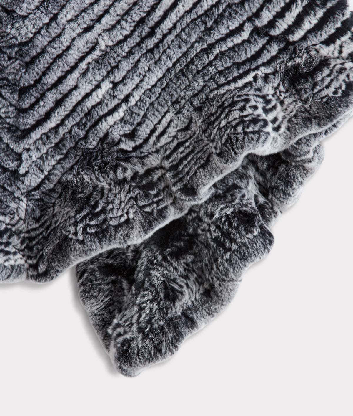 Ashley Fur Poncho :: Black 6