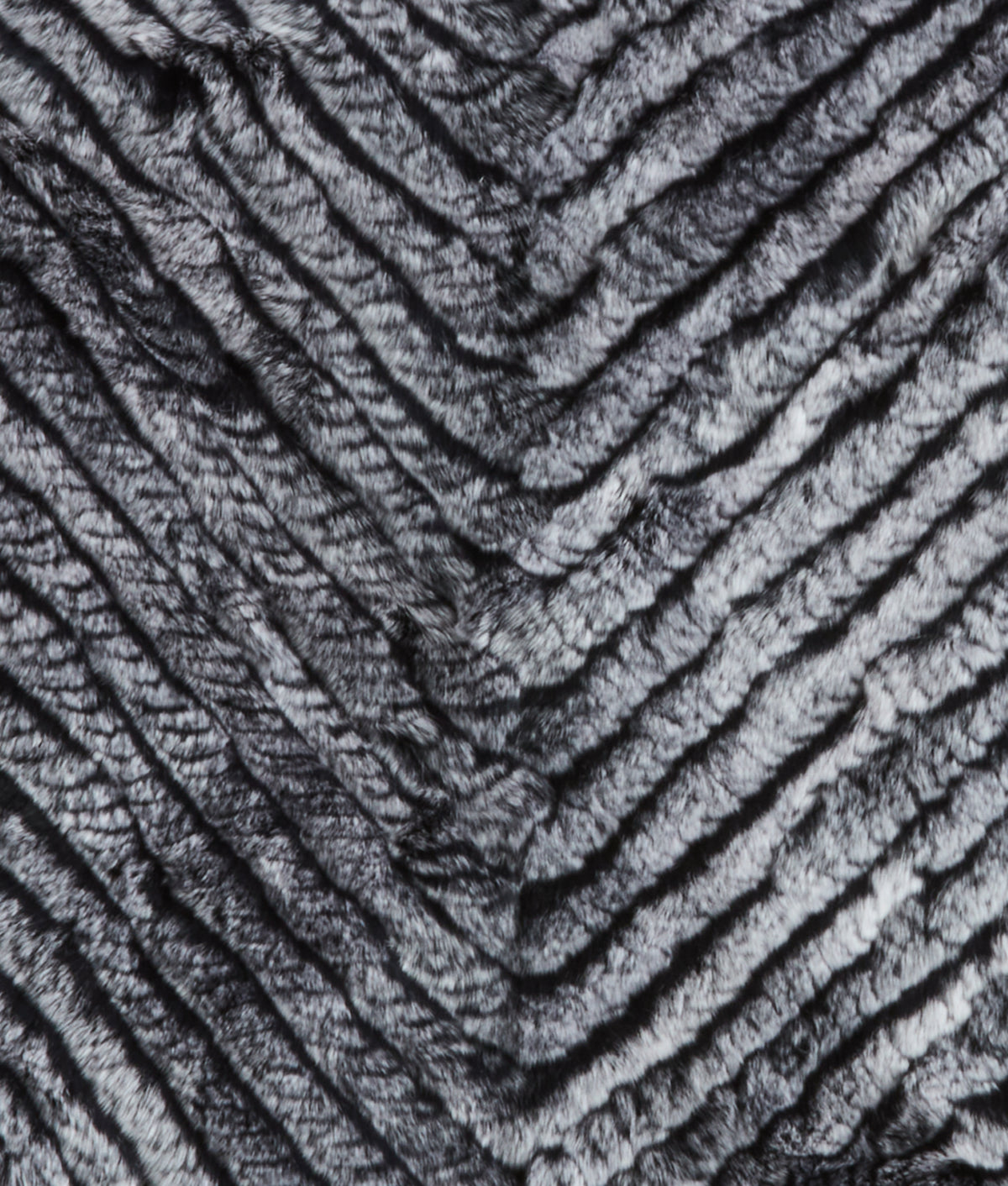 Ashley Fur Poncho :: Black 9