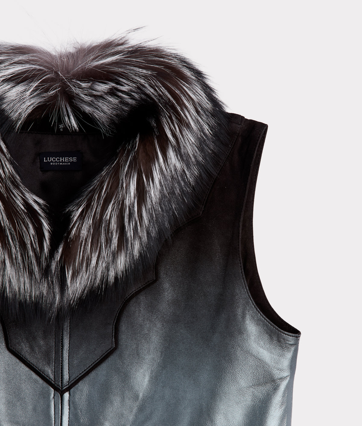 Duchess Of The Range Fur Vest :: Metallic Gradient 5