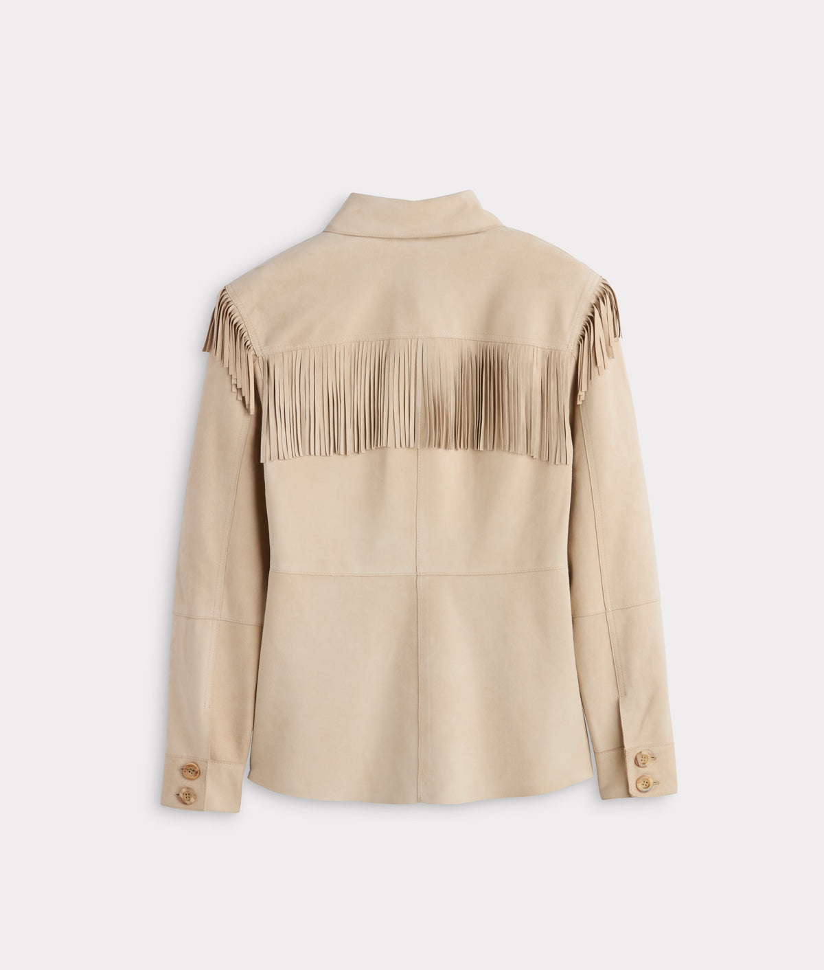 Olathe Fringe Jacket :: Sand 3