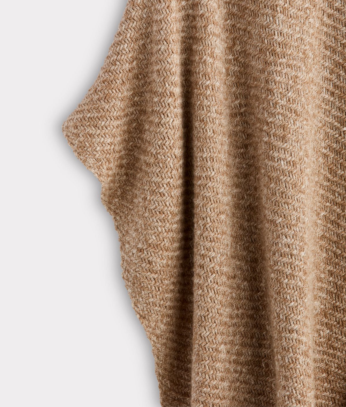 Ava Short Cape :: Light Brown 5