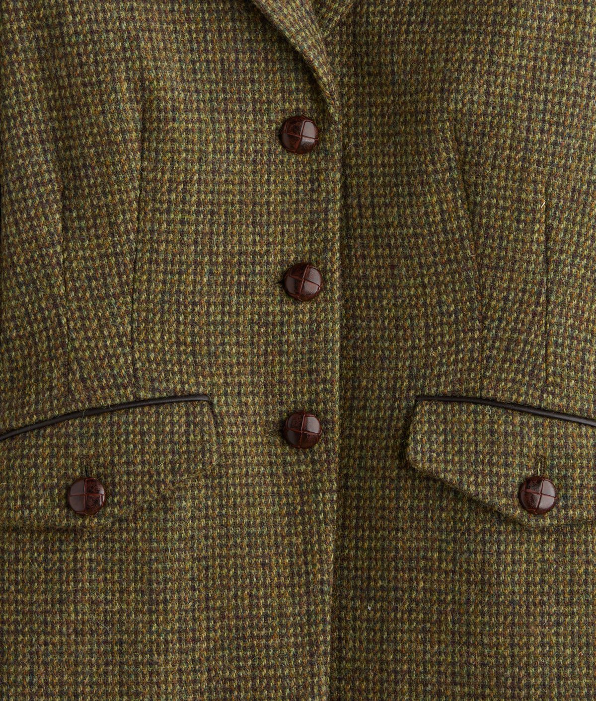 Kate Irish Tweed Blazer :: Olive 7