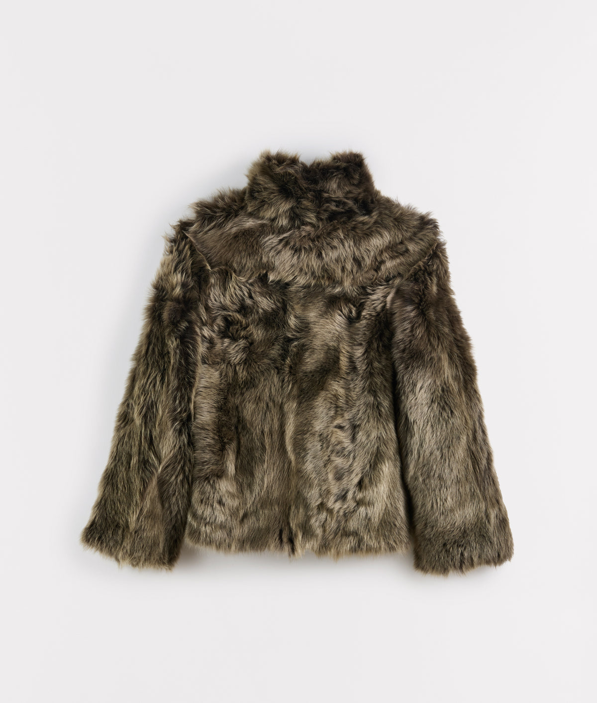 Beth Toscana Shearling Jacket :: Olive 3