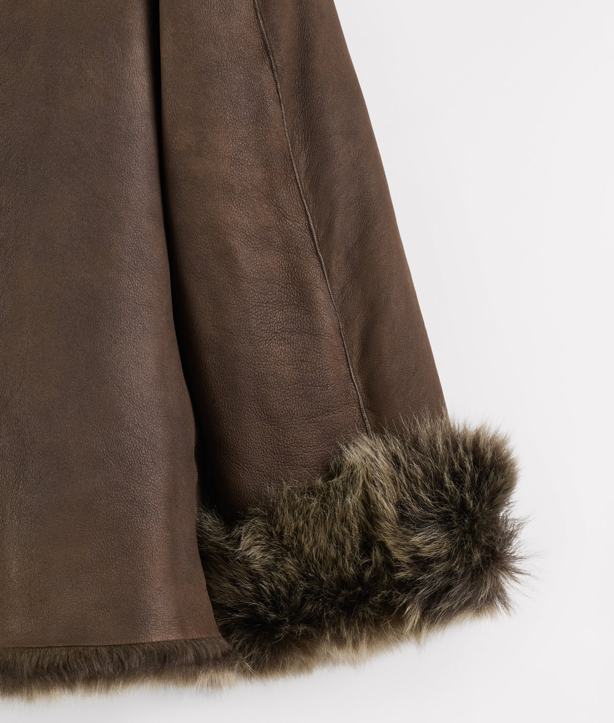Beth Toscana Shearling Jacket :: Olive 11