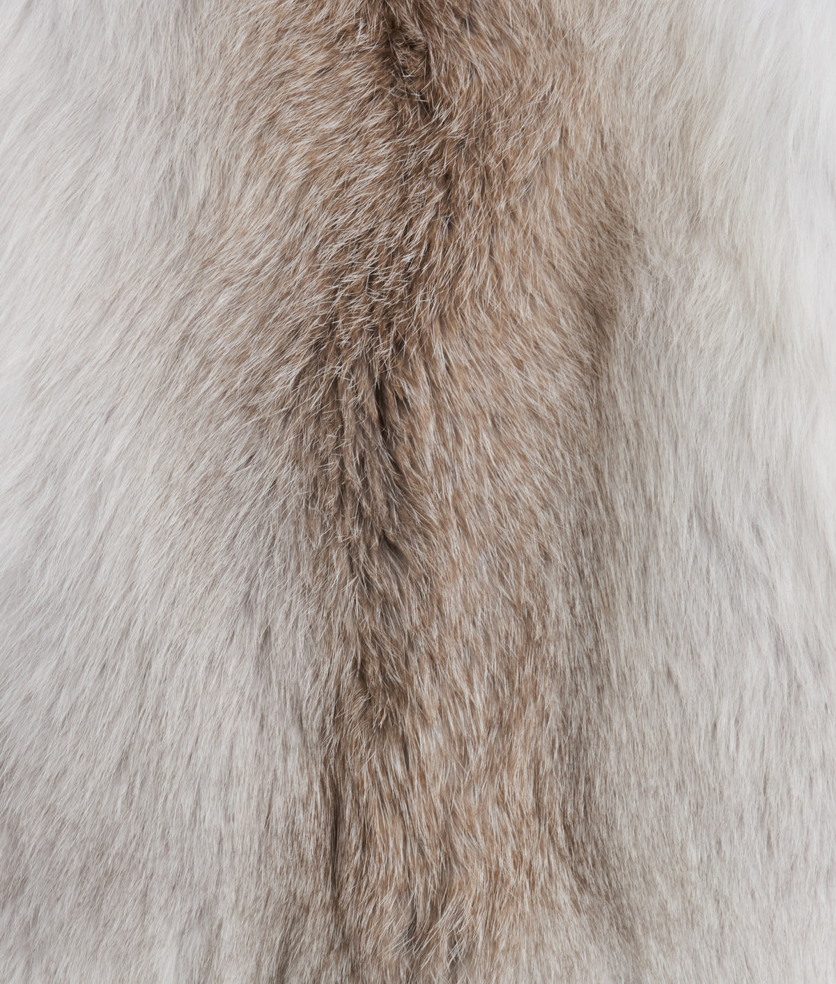 Francesca Feathered Fox Jacket :: White/Black 12