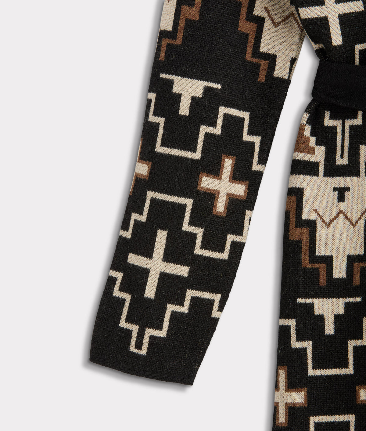 Sweater 3/4 With Fur :: Black/White 4