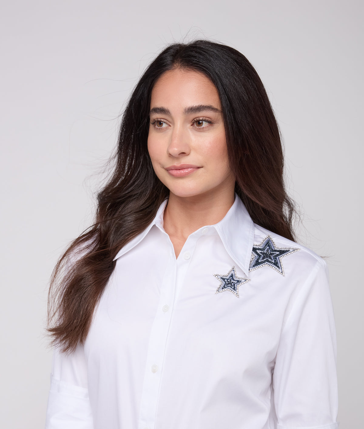 Lucchese x Dallas Cowboys Blouse :: White 3
