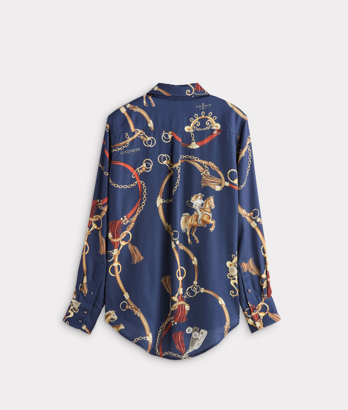 Carolina Blouse :: Navy/Multi 2