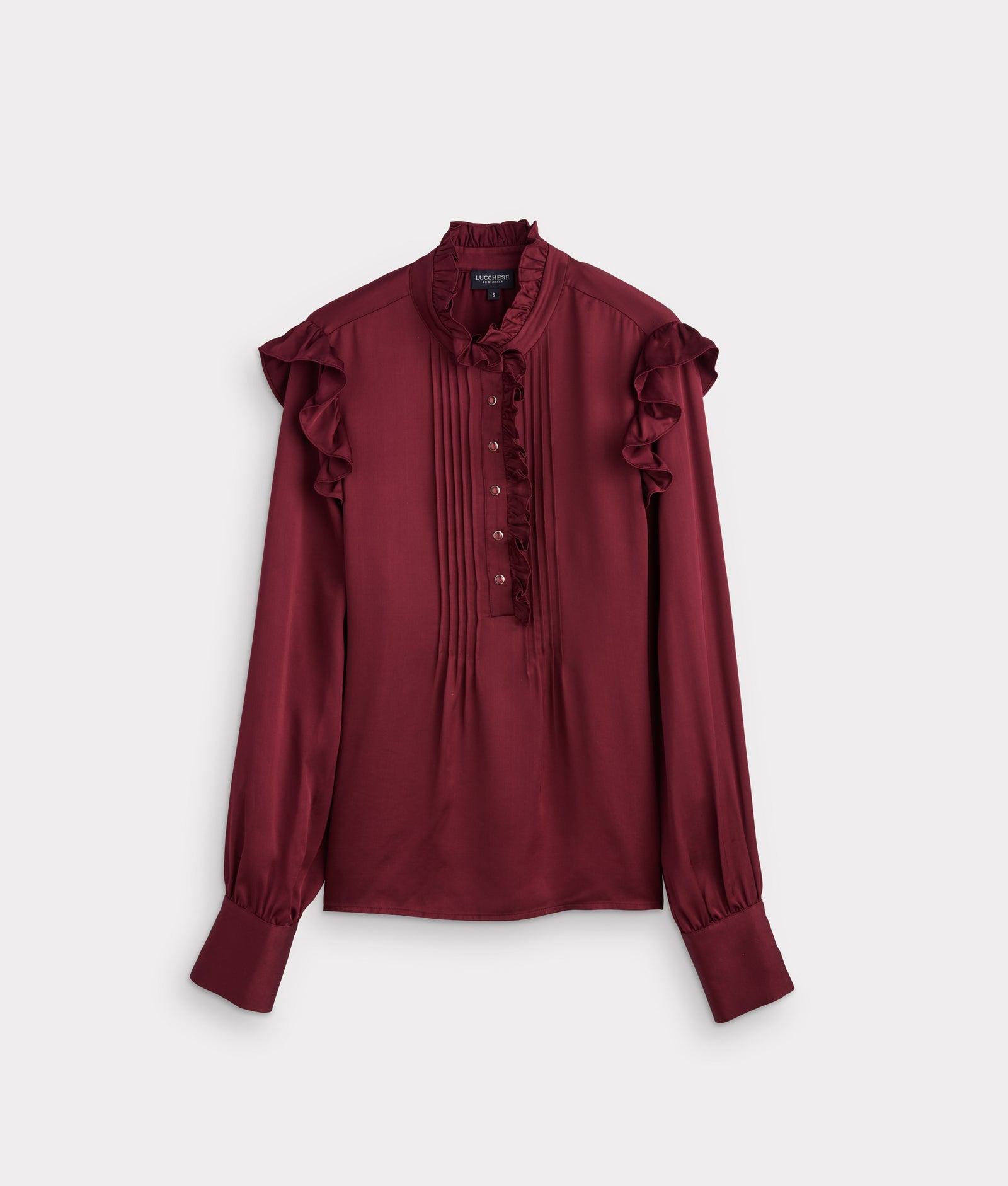 Lourdes Blouse :: Black Cherry product image
