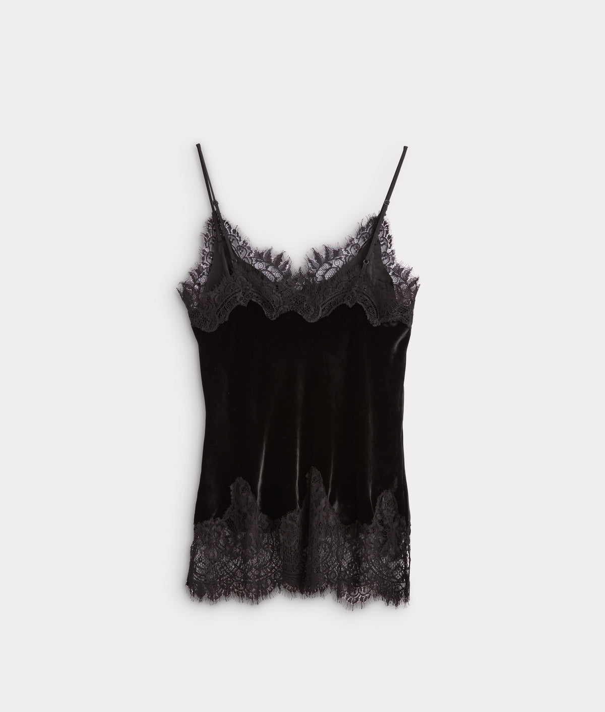 Darlene Velvet Lace Cami :: Black 3