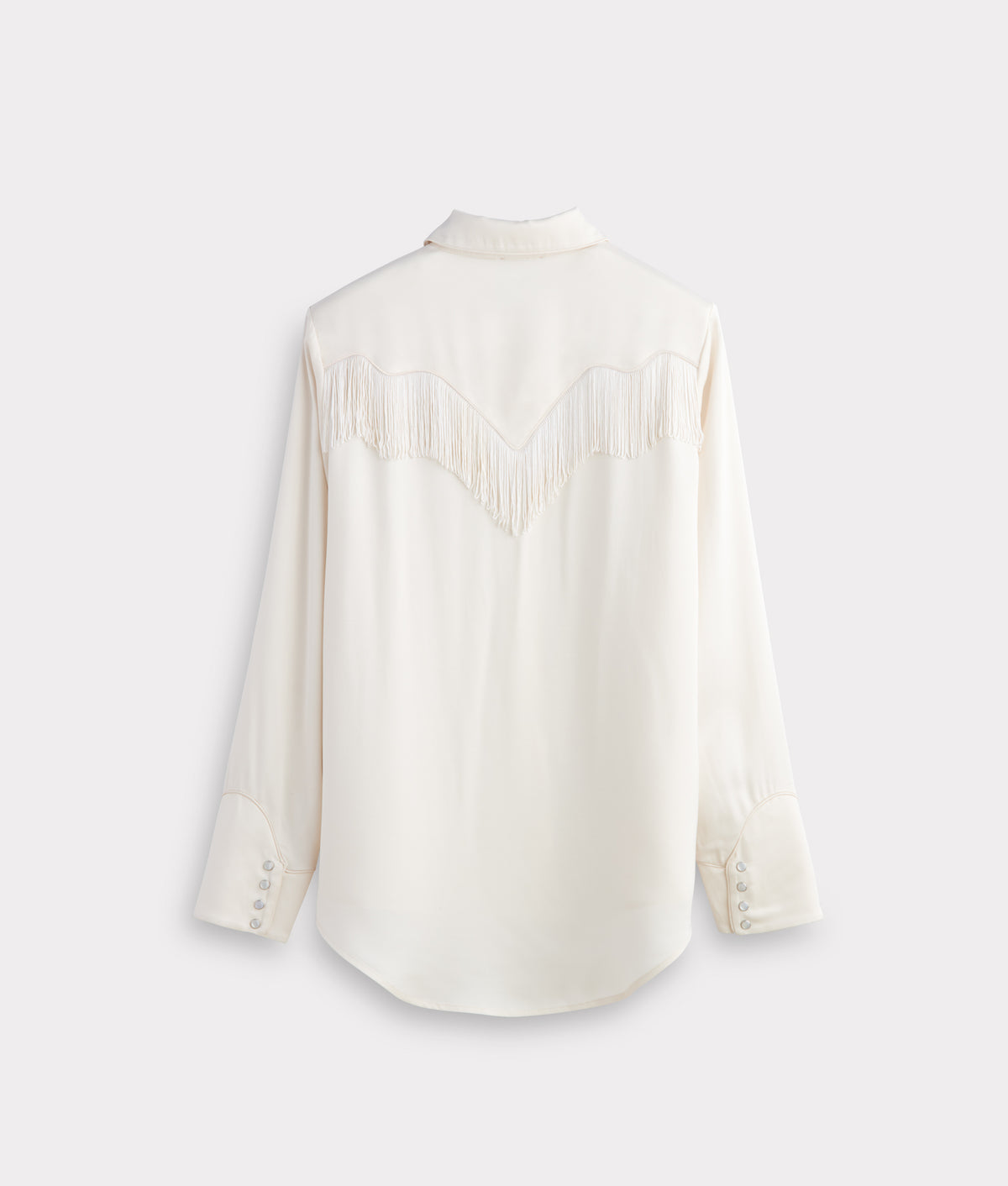 Mary Jane Fringe Blouse :: Oatmeal 8