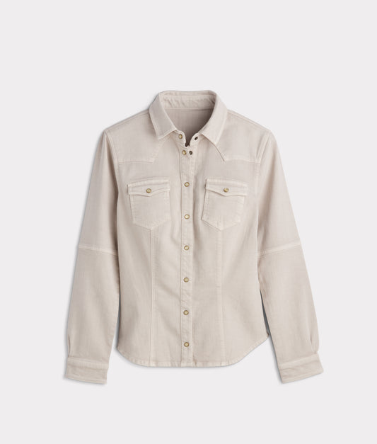 Women's Roper Denim Shirt :: Grey