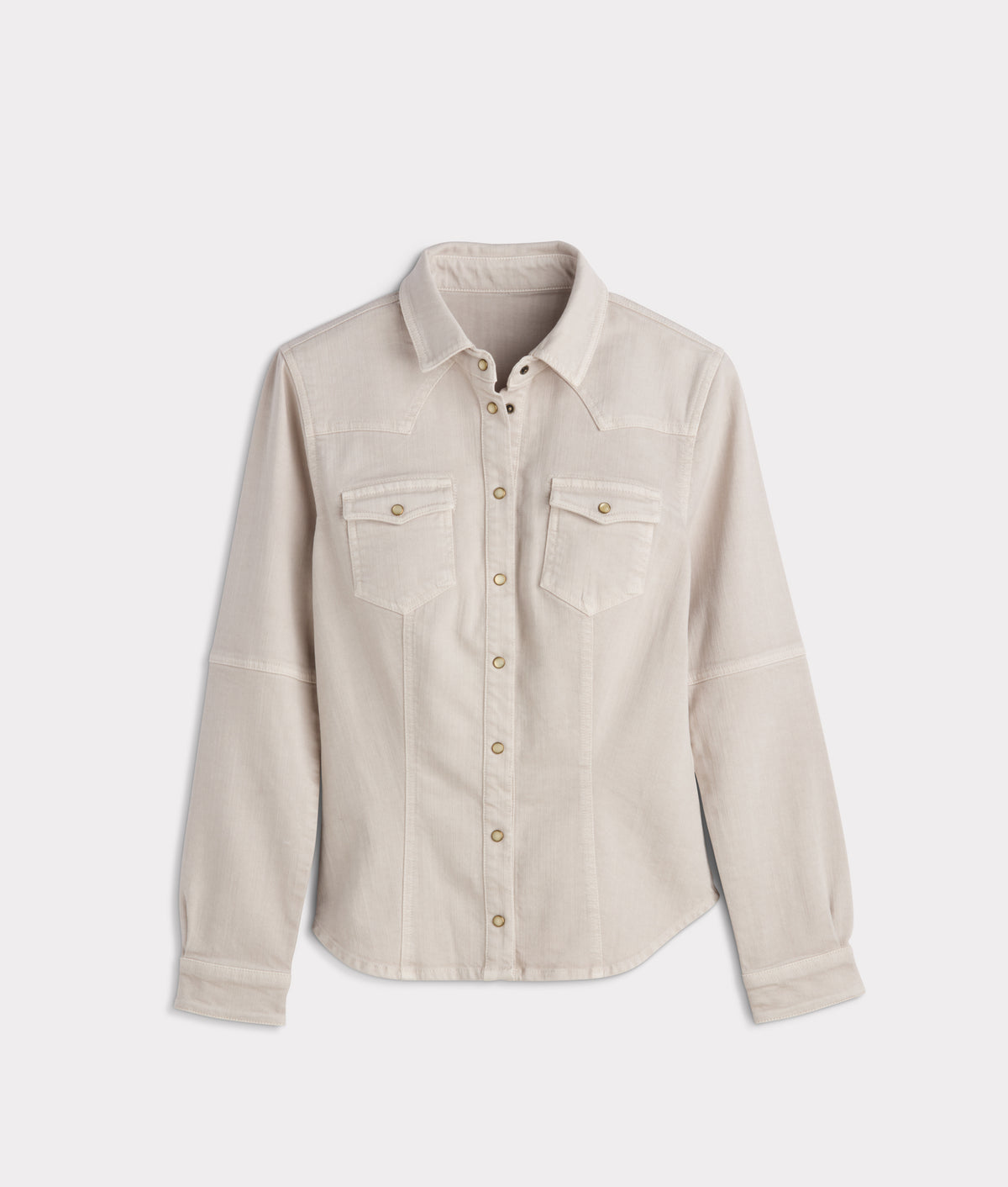 Women's Roper Denim Shirt :: Grey 1