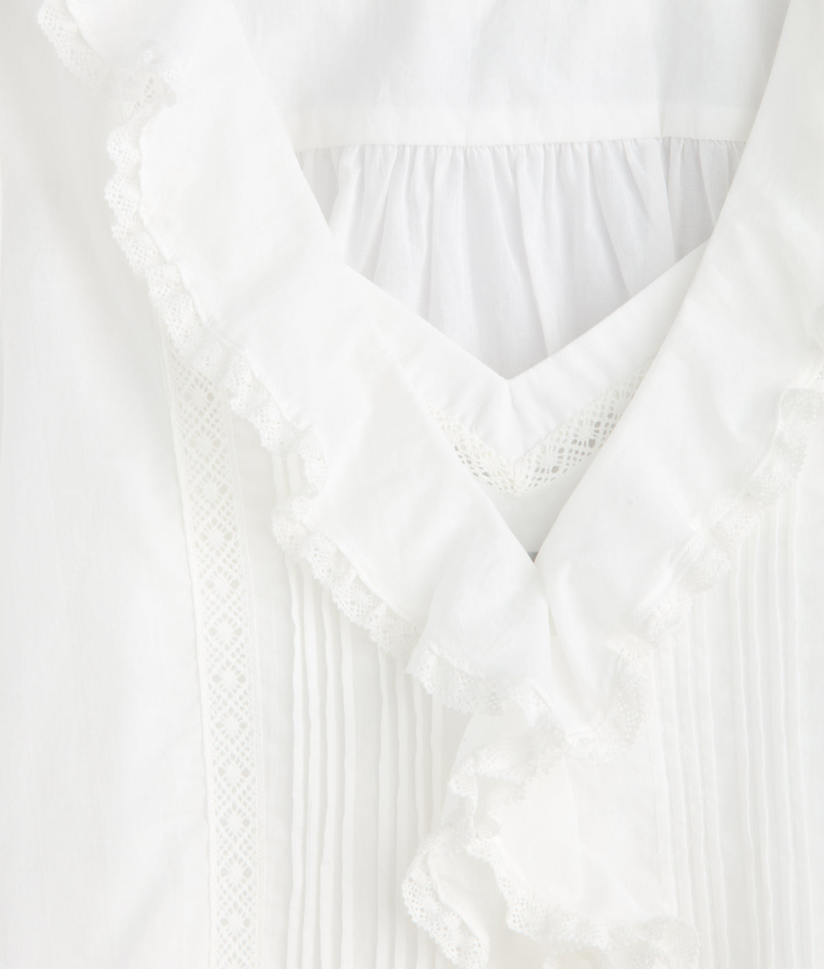 Belle Ruffle Blouse :: White 5
