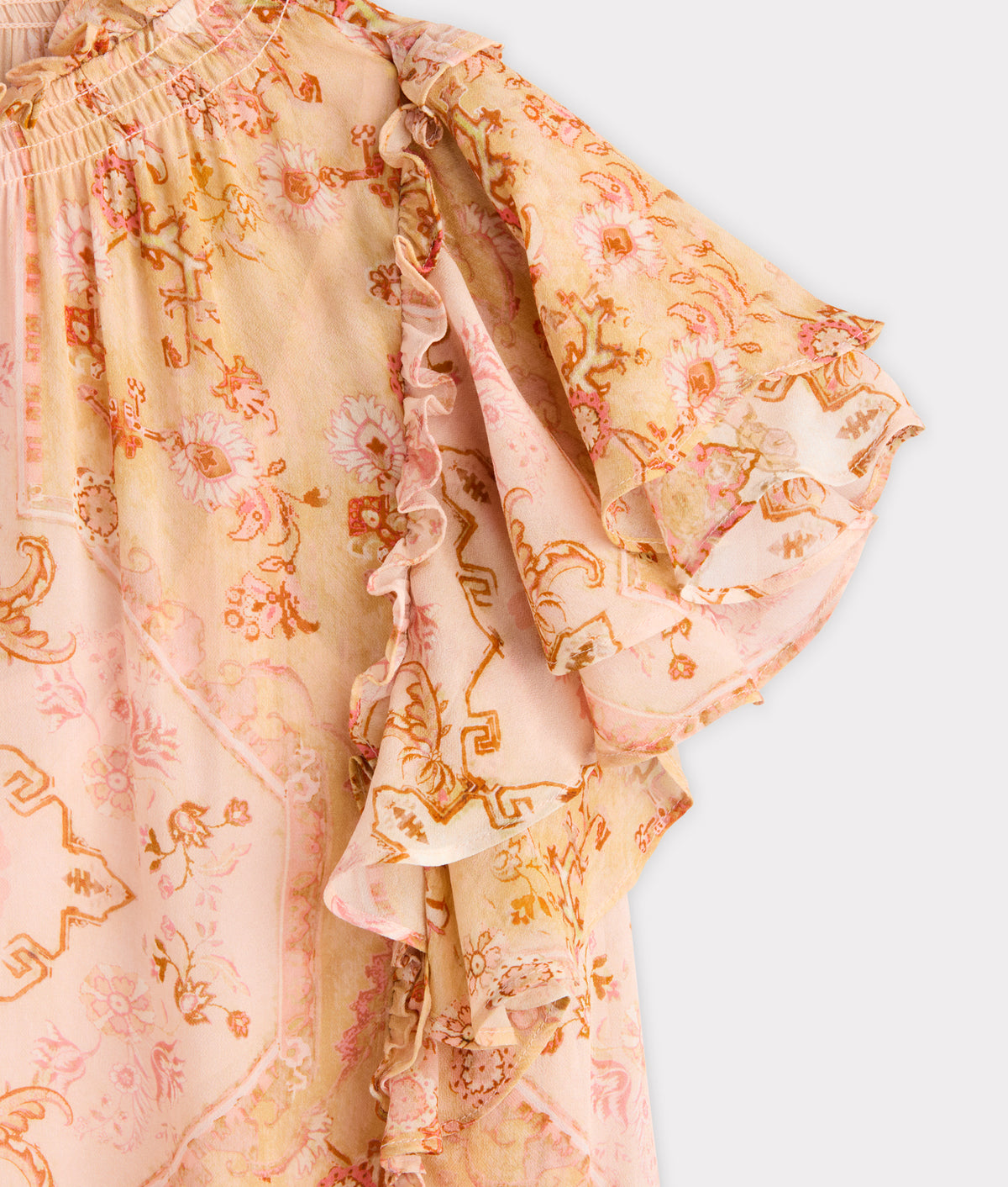 Marley Georgette Blouse :: Pastel 8