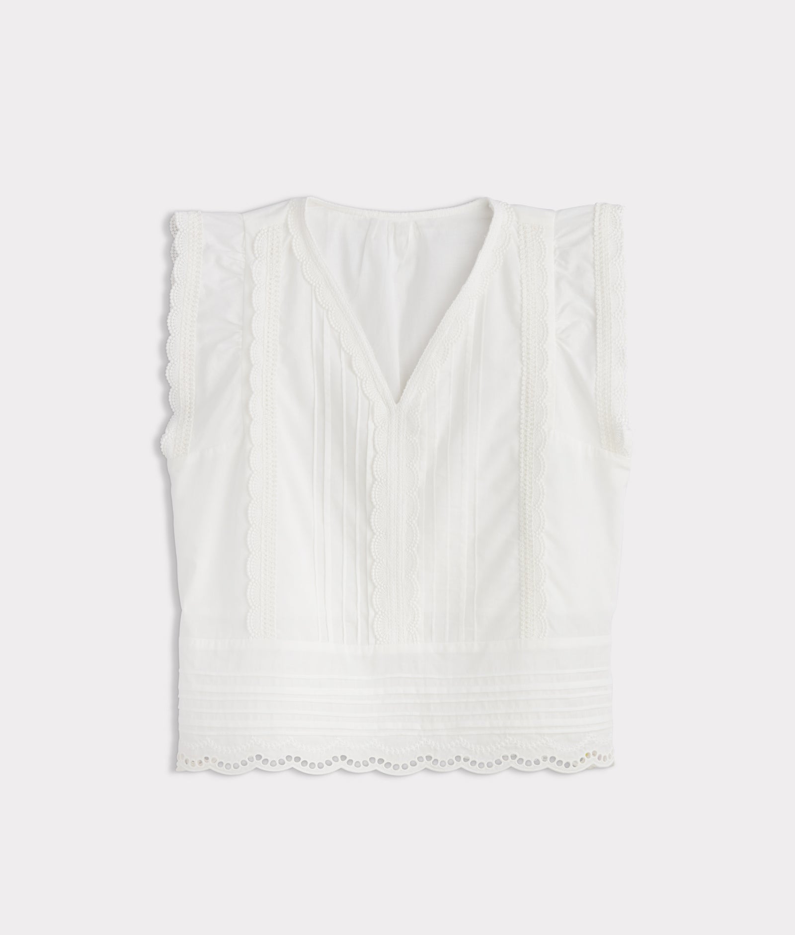 Sutton Pintuck Blouse :: White product image