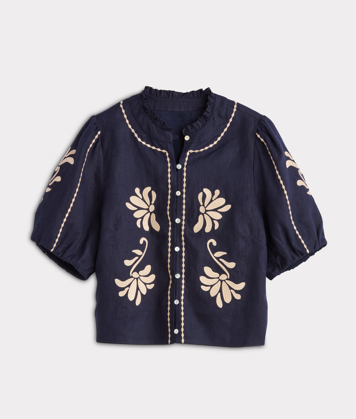 Callahan Blouse :: Navy 1