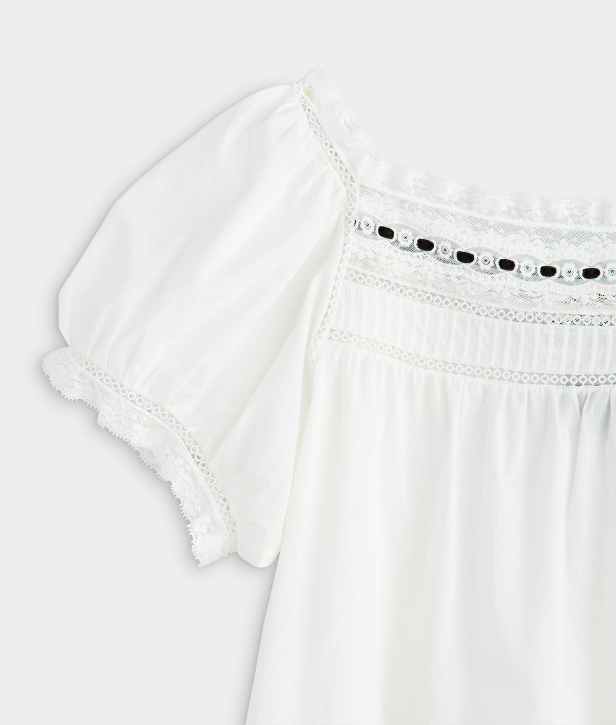 Arabella Bow Blouse :: White And Black 4