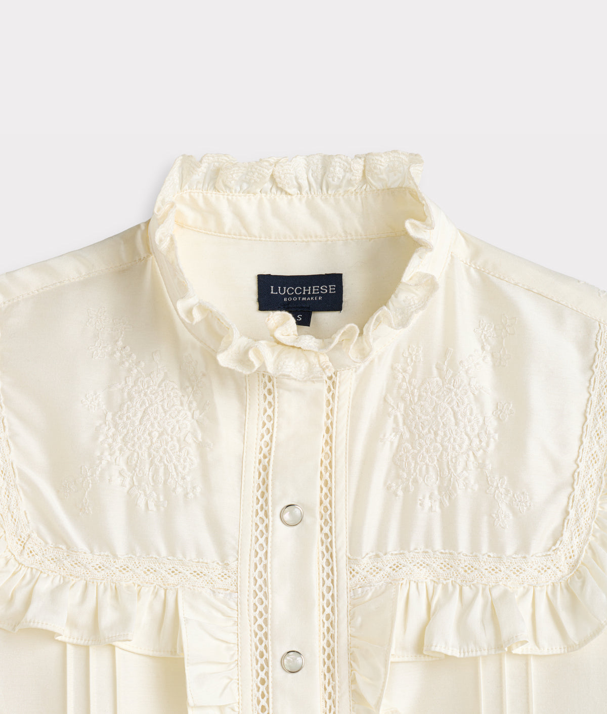 Alana Longsleeve Lace Blouse :: Champagne 7