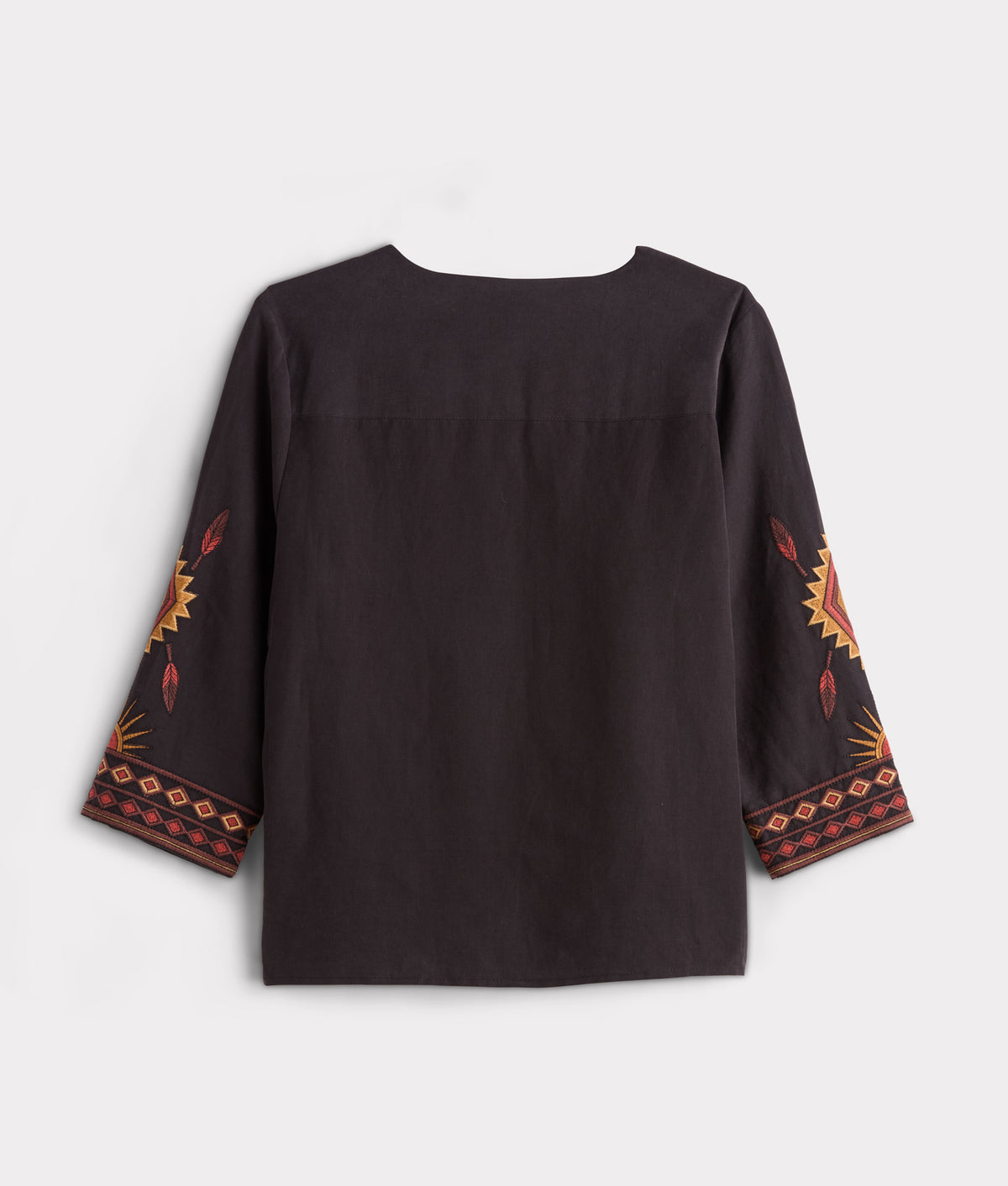 Tala Embroidered Shirt :: Black 2