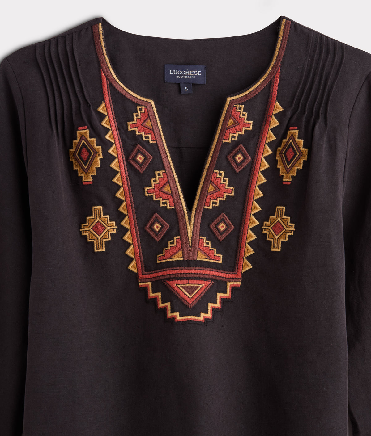 Tala Embroidered Shirt :: Black 4