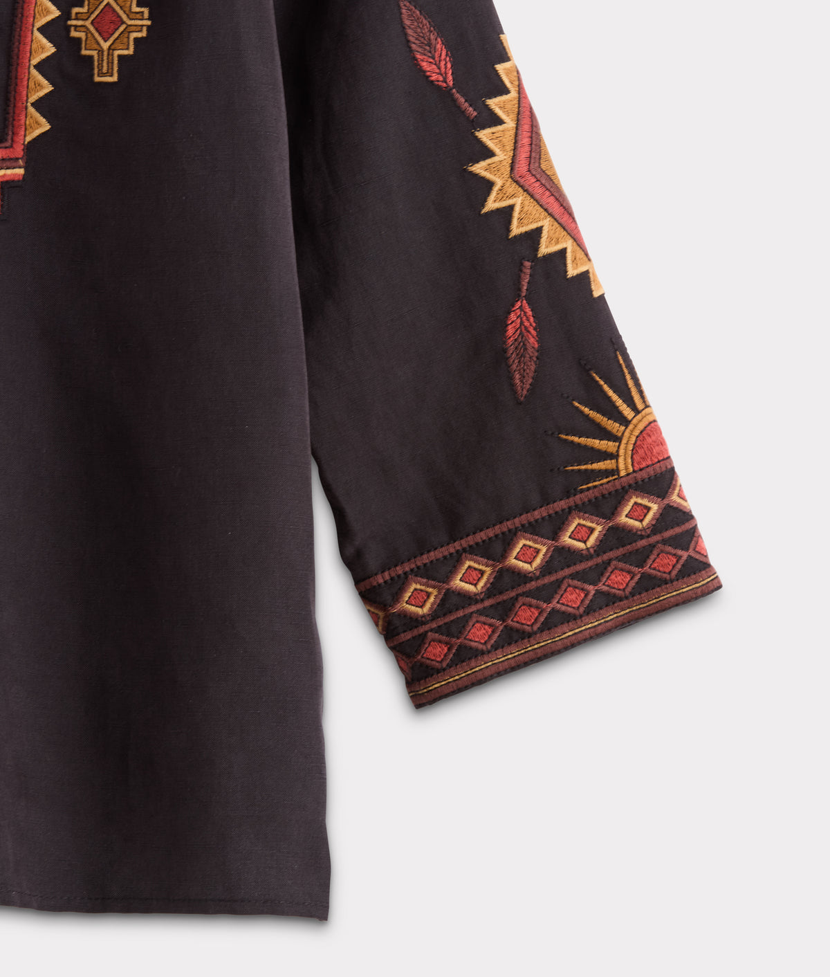 Tala Embroidered Shirt :: Black 3