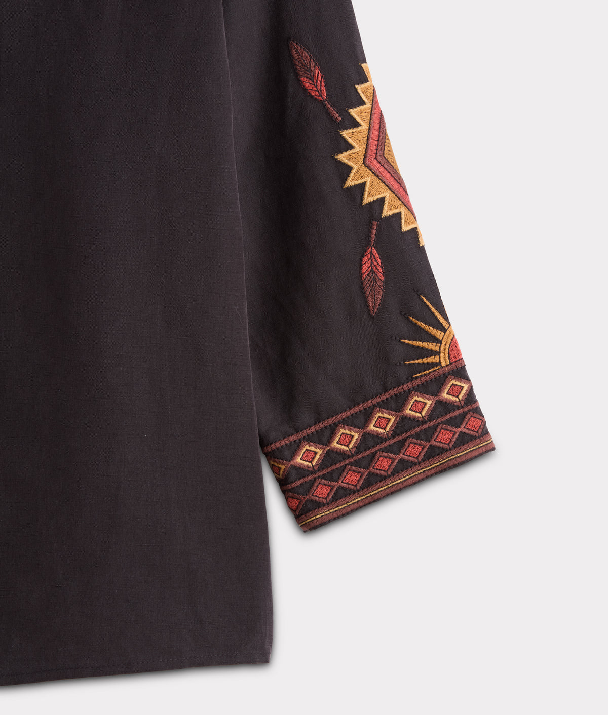 Tala Embroidered Shirt :: Black 5