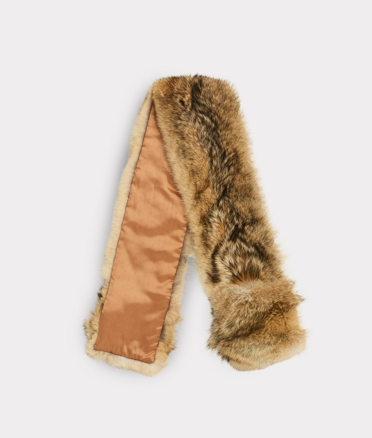 Peccillia Handwarmer Scarf :: Brown 2