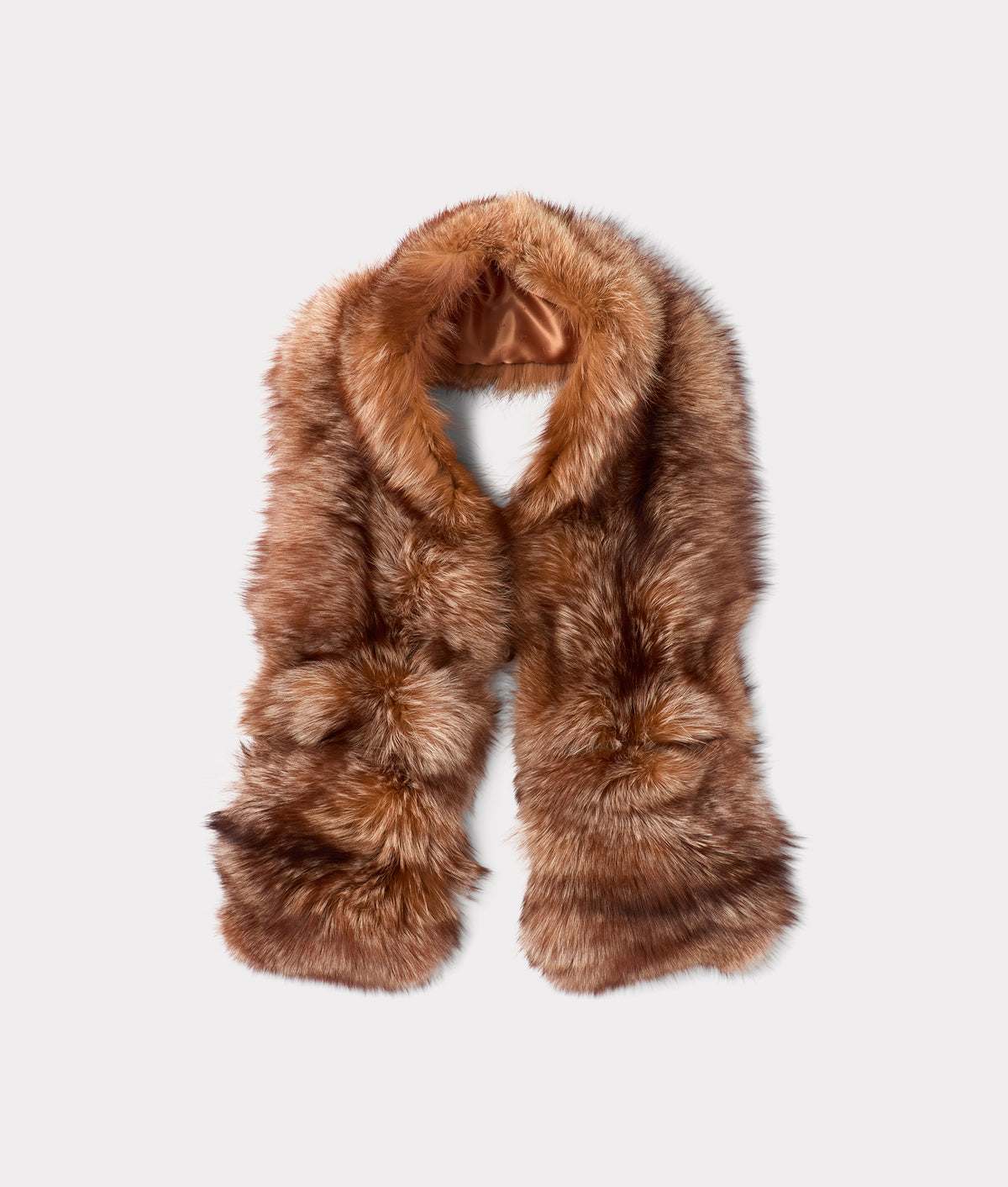 Pelliccia Handwarmer Scarf :: Brown 1