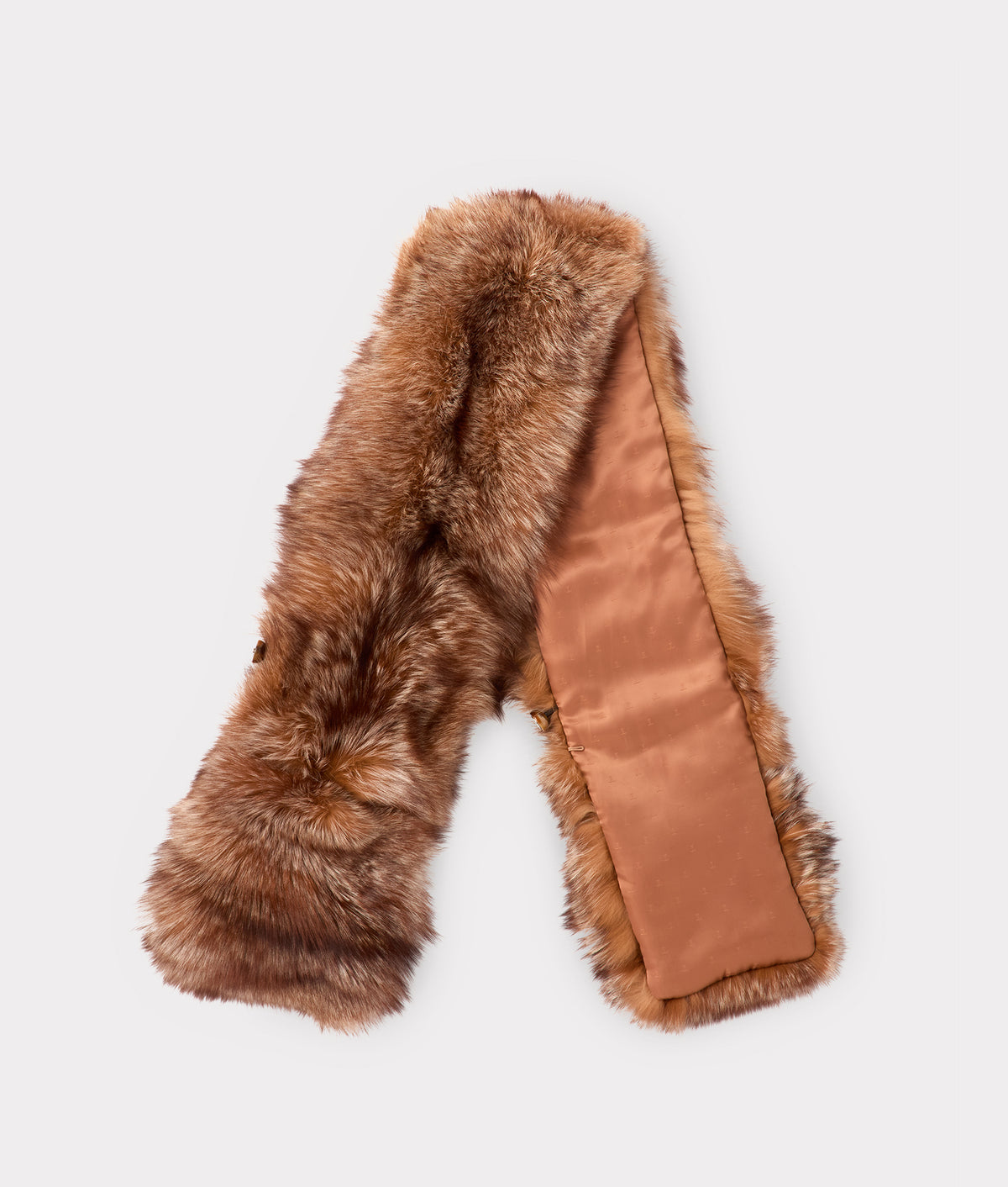 Pelliccia Handwarmer Scarf :: Brown 3