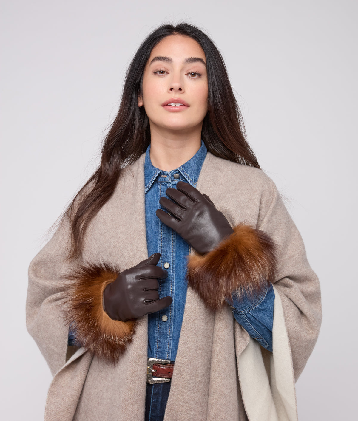 Pelliccia Gloves :: Dark Brown 2