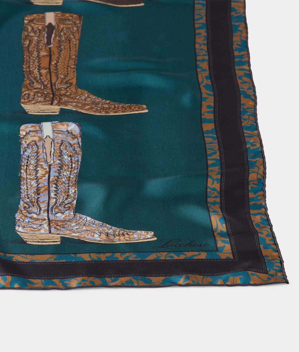 Priscilla Scarf :: Teal 4