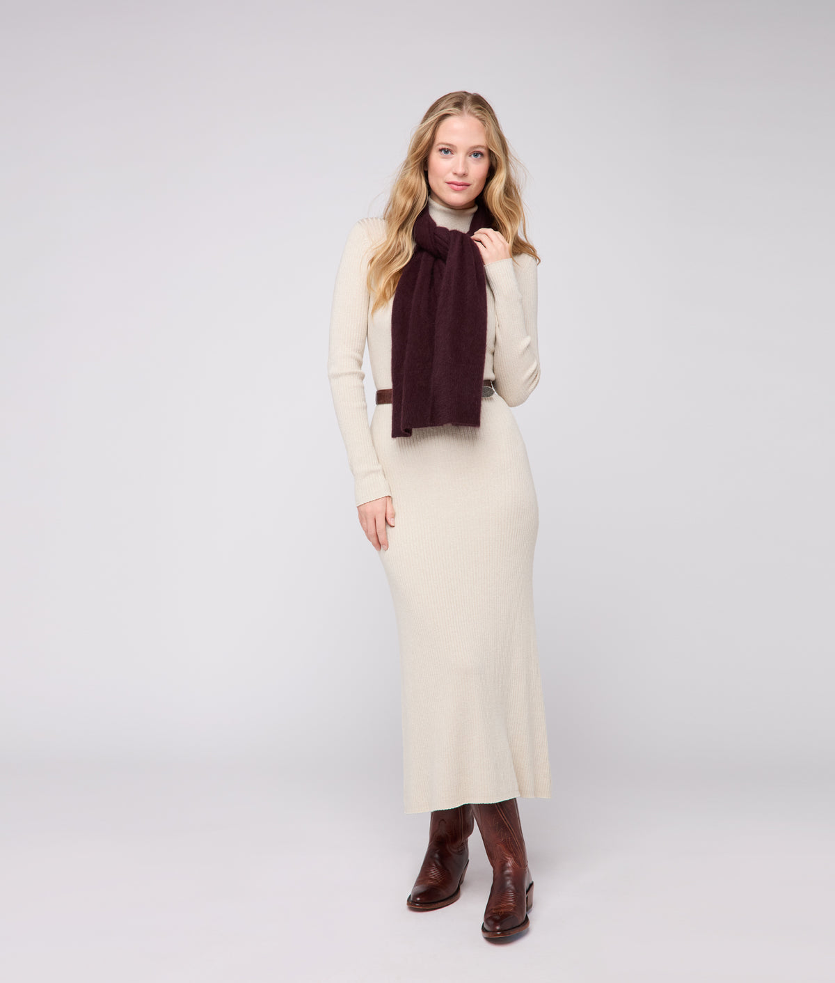 Park City Cashmere Scarf :: Chocolate 4