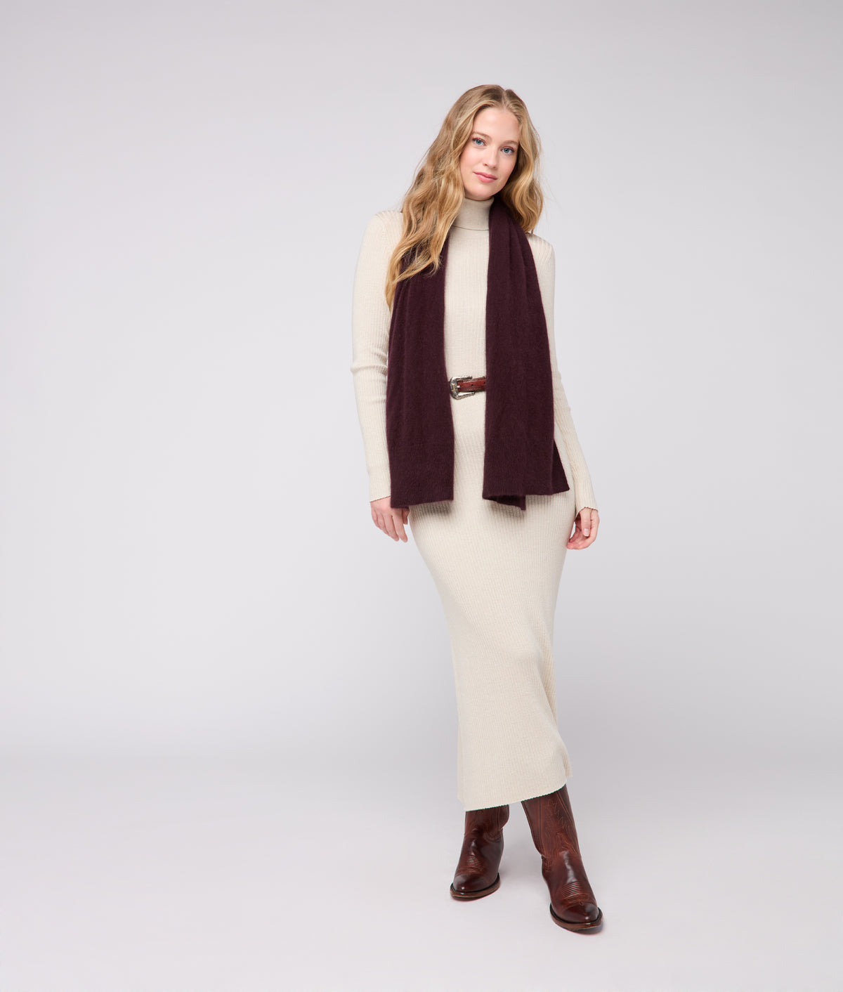 Park City Cashmere Scarf :: Chocolate 2