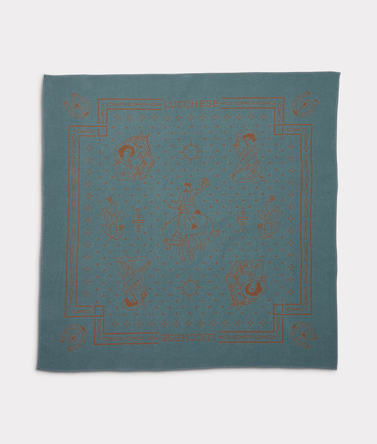 Western Bandana :: French Blue