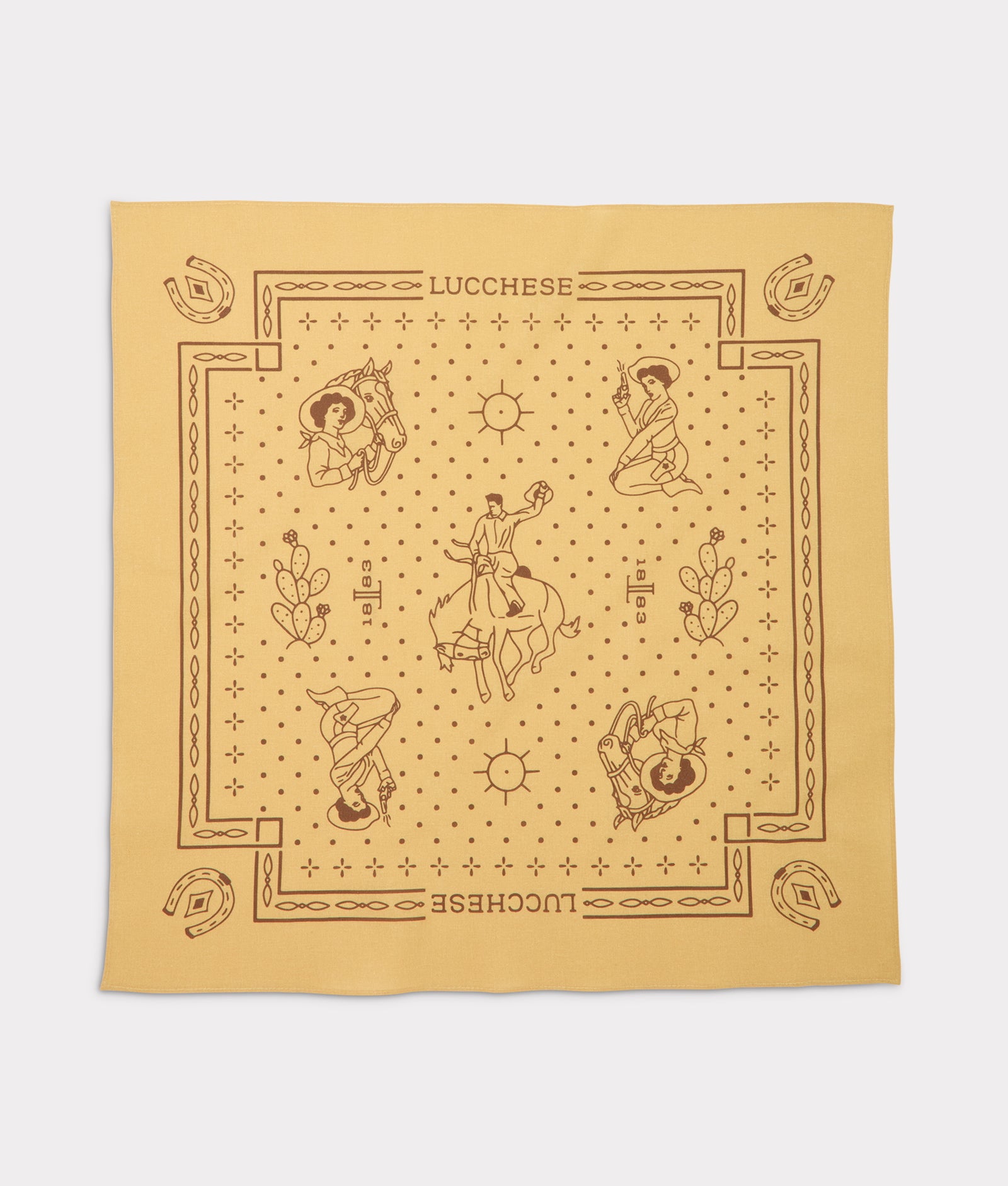 Western Bandana :: Old Gold