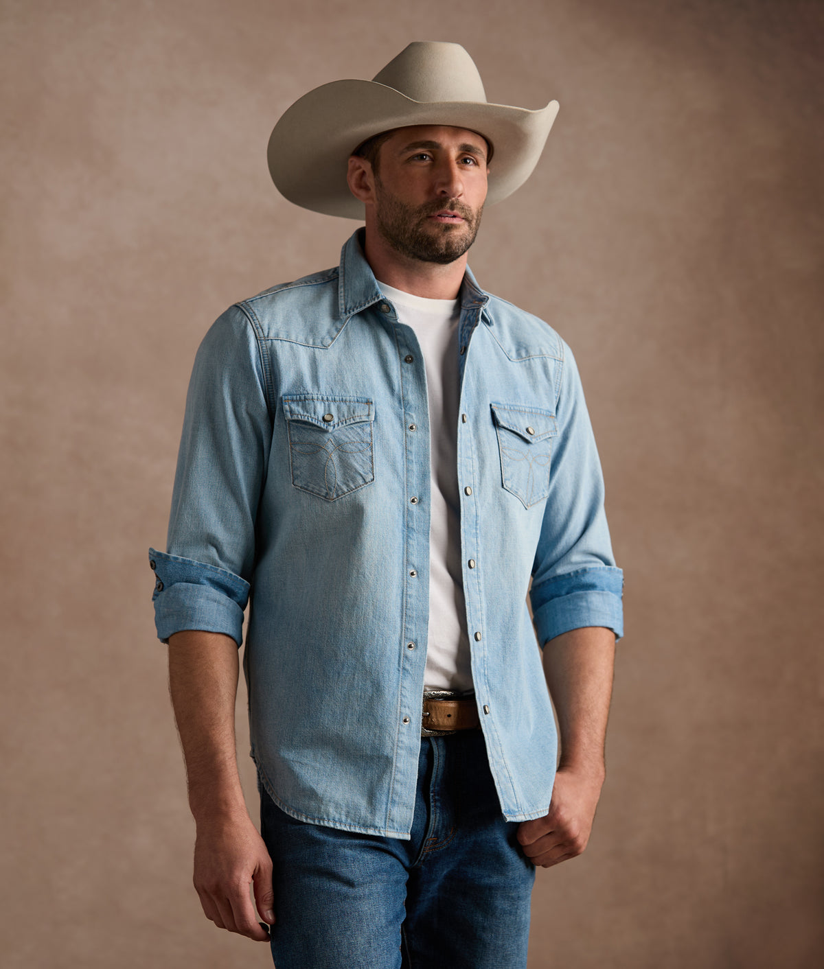Jacob Men's Shirt :: Chambray Blue 3