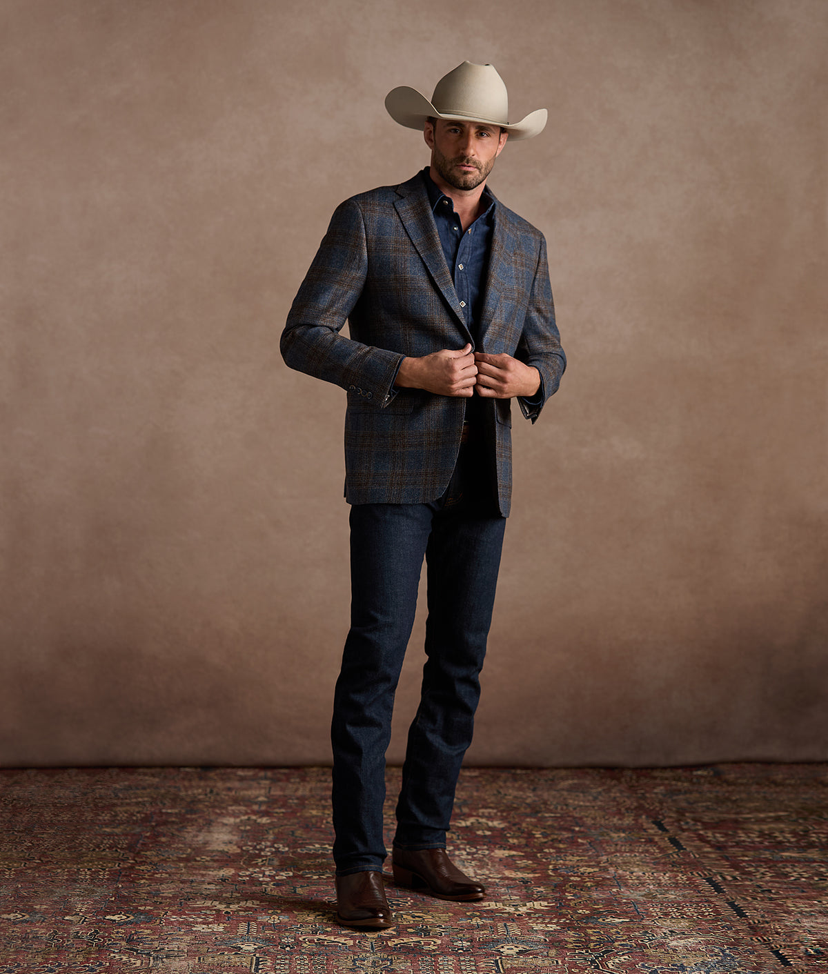 Lucchese Sport Coat :: Multi Blue 10