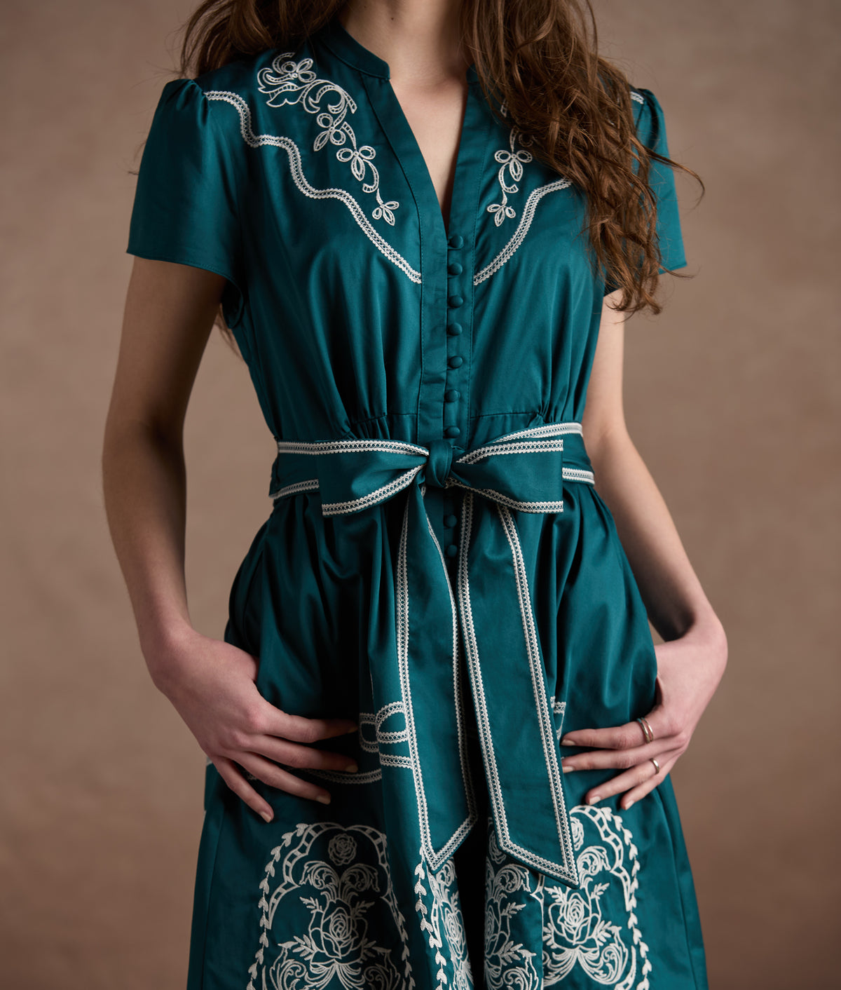Cassidy Flutter Dress :: Ocean 4