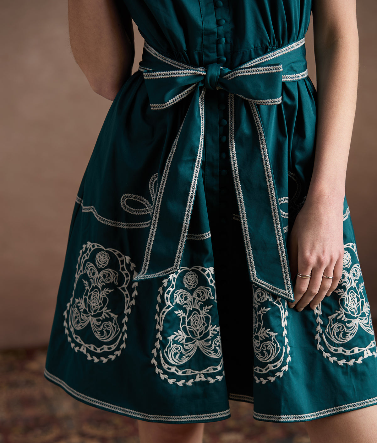 Cassidy Flutter Dress :: Ocean 5