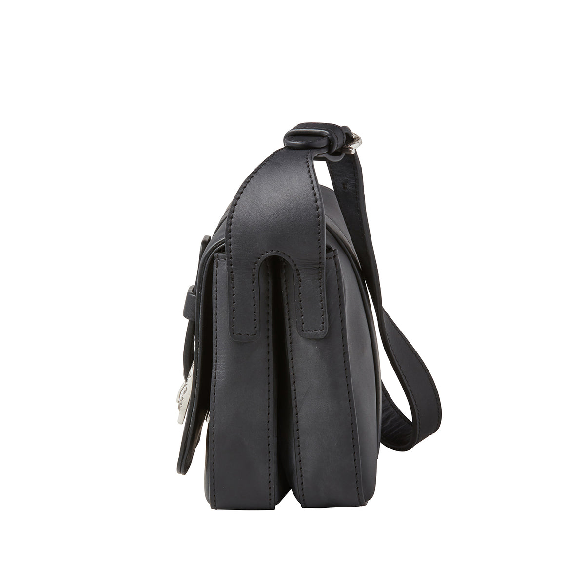 
    Mini Leather Handbag :: Black
