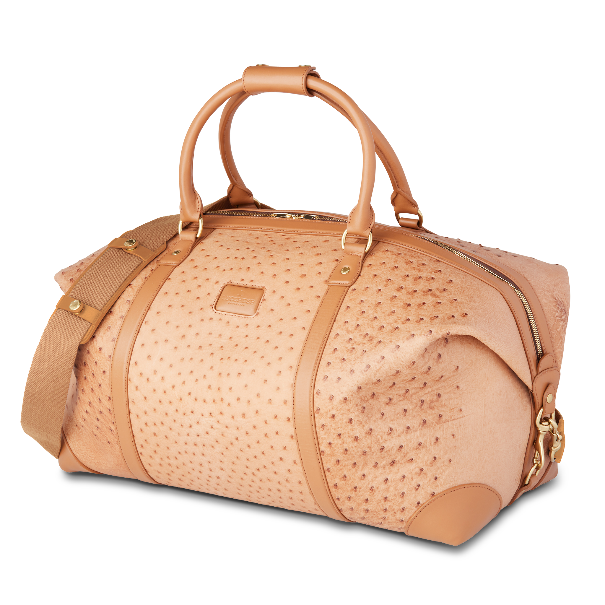Ostrich duffle deals bag