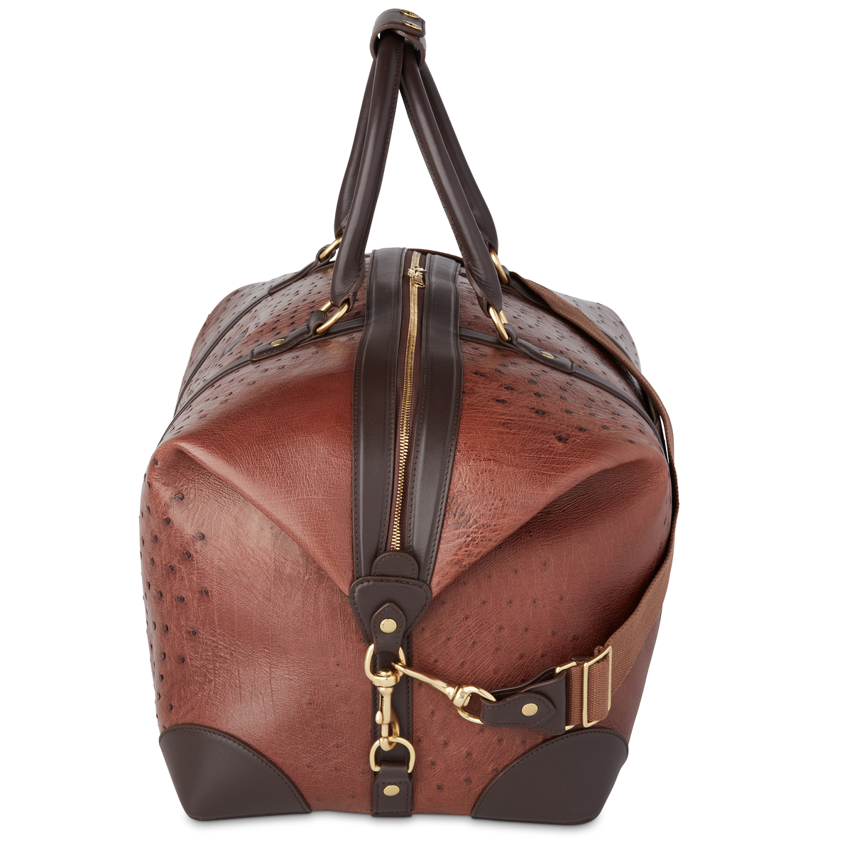 
    Ostrich Duffle - Large :: Chocolate